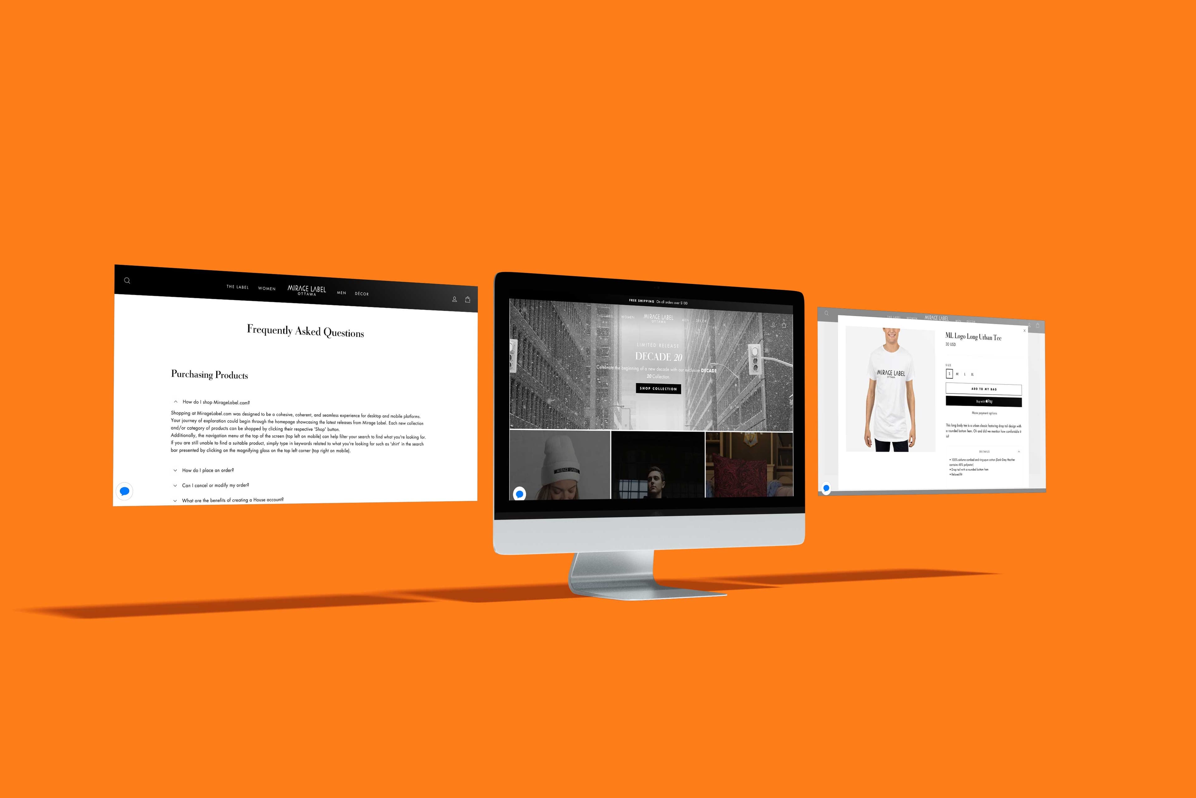 Mirage Label website