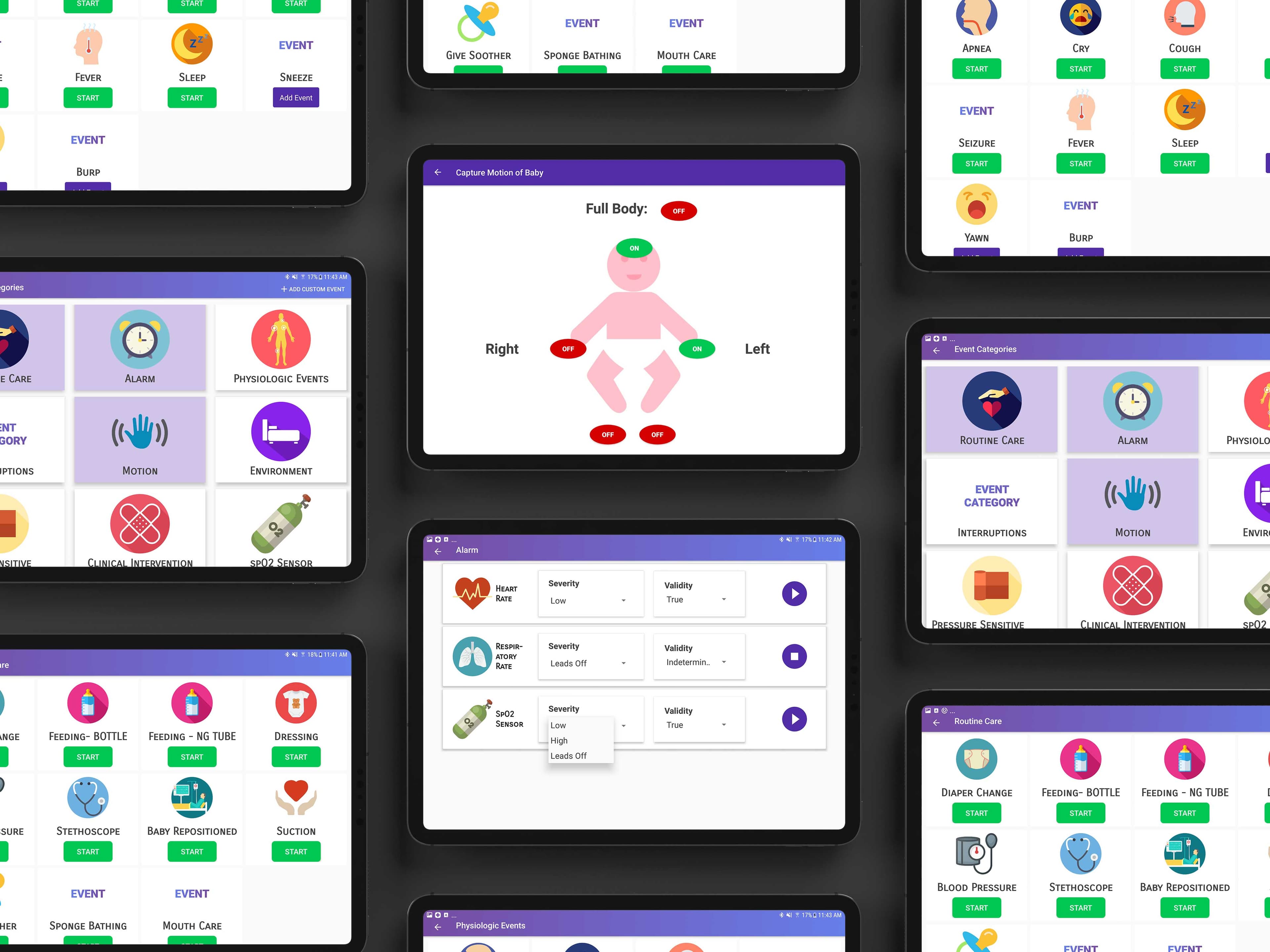 TEA Fabric annotation interface views