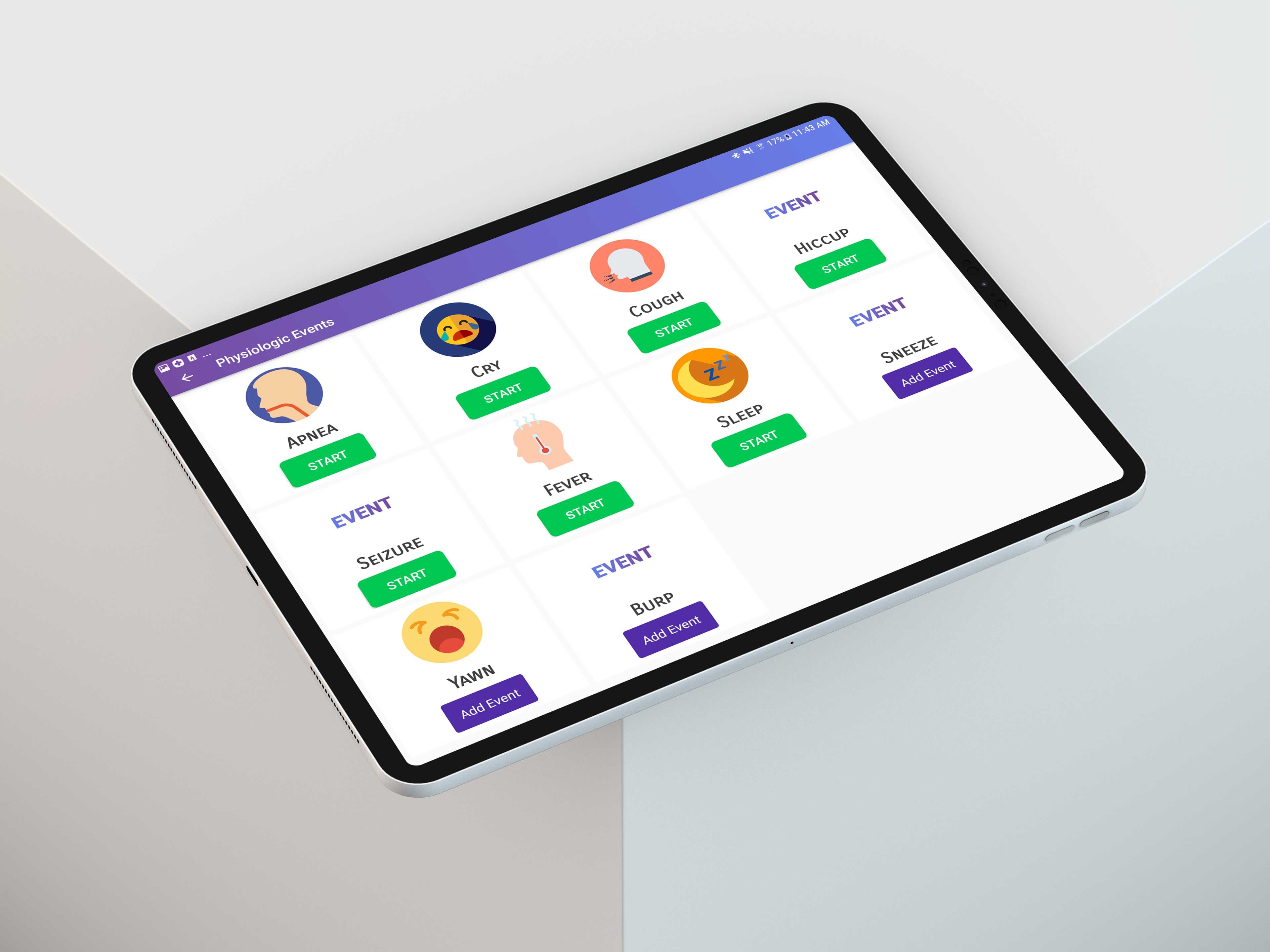 TEA Fabric app main view