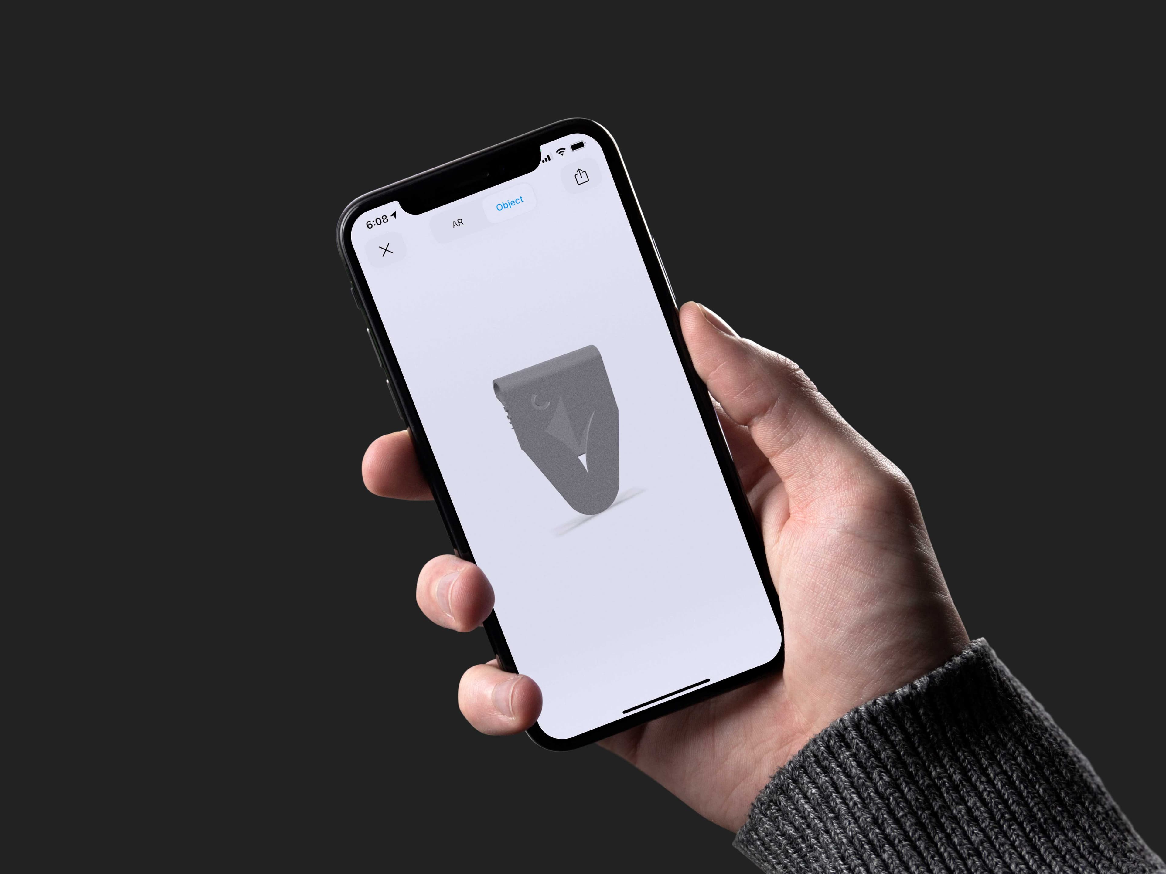 Multicard holder AR preview